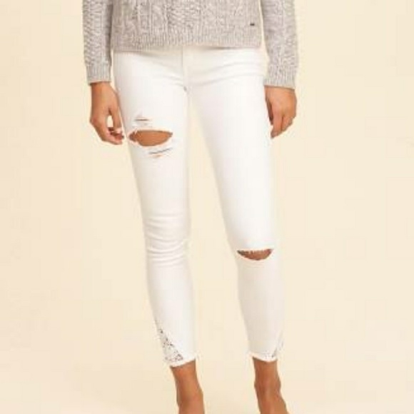 hollister cropped jeans